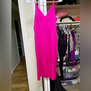 Pink fuchsia dress